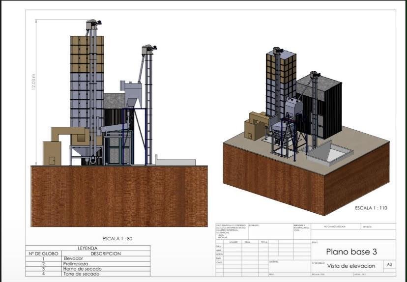 Diseño Técnico de Planta de Secado